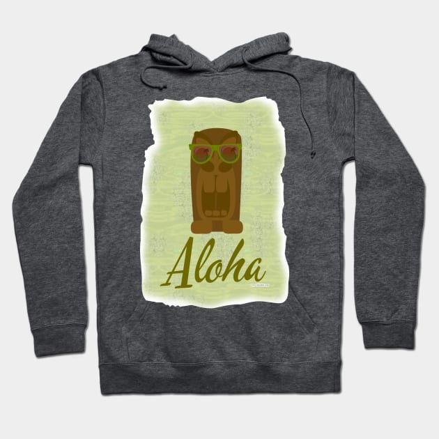 Aloha Tiki Hoodie by Tshirtfort